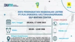 PLN Tanjungpinang Lakukan Pemeliharaan Jaringan, Listrik Padam Sementara di Sejumlah Wilayah Selasa 17 Juni 2025