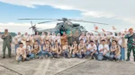Para pelajar saat menghadiri Open Base yang digelar oleh Lanud Hang Nadim Batam